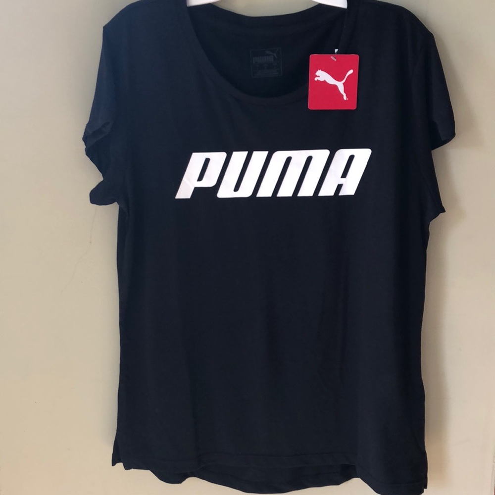 Puma Black & White Tee NWT Women’s Small